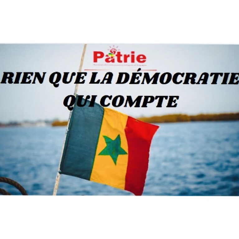 Pour la justice, la démocratie et les droits de l’homme au Sénégal