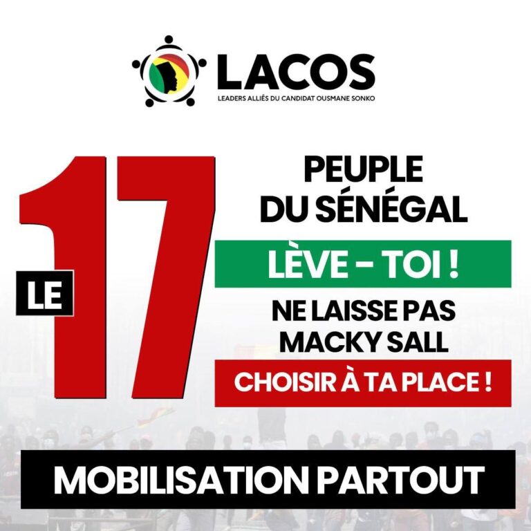 Mobilisation du 17 Novembre : Ensemble pour la Démocratie et l’État de Droit